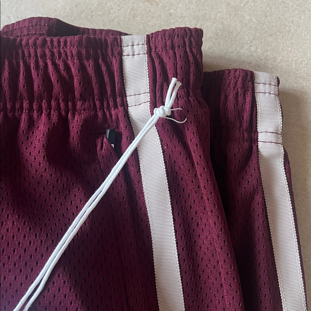 Bristol Studio Maroon Basketball Warmup Pants - Picture 6 of 7